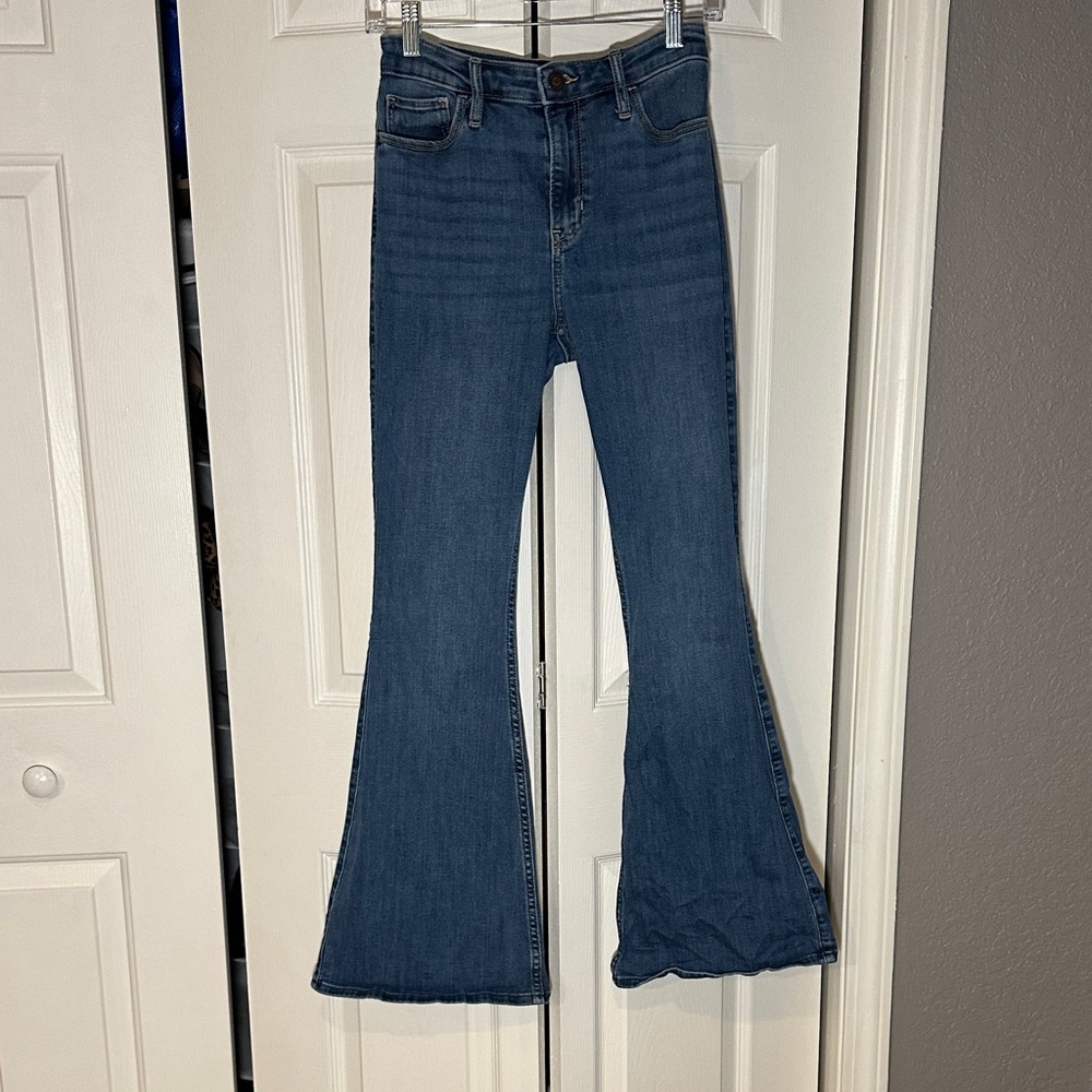 Hollister Dark Blue Flare Jeans
